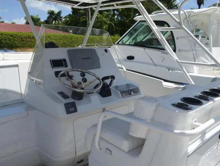 Intrepid 36 helm and cockpit seating