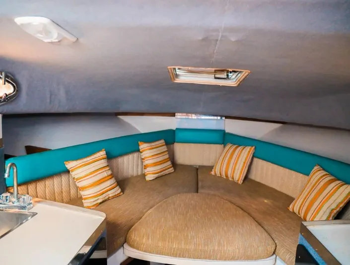 Scorpio 36 day cabin seating and table