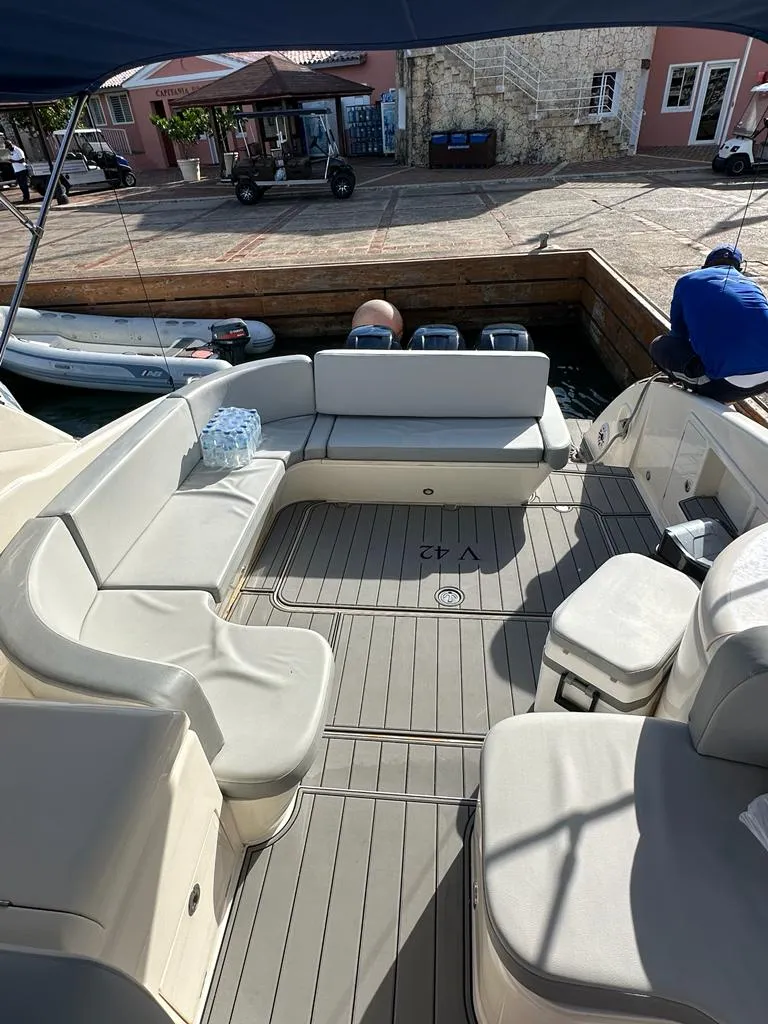Princess 42 open-air deck seating