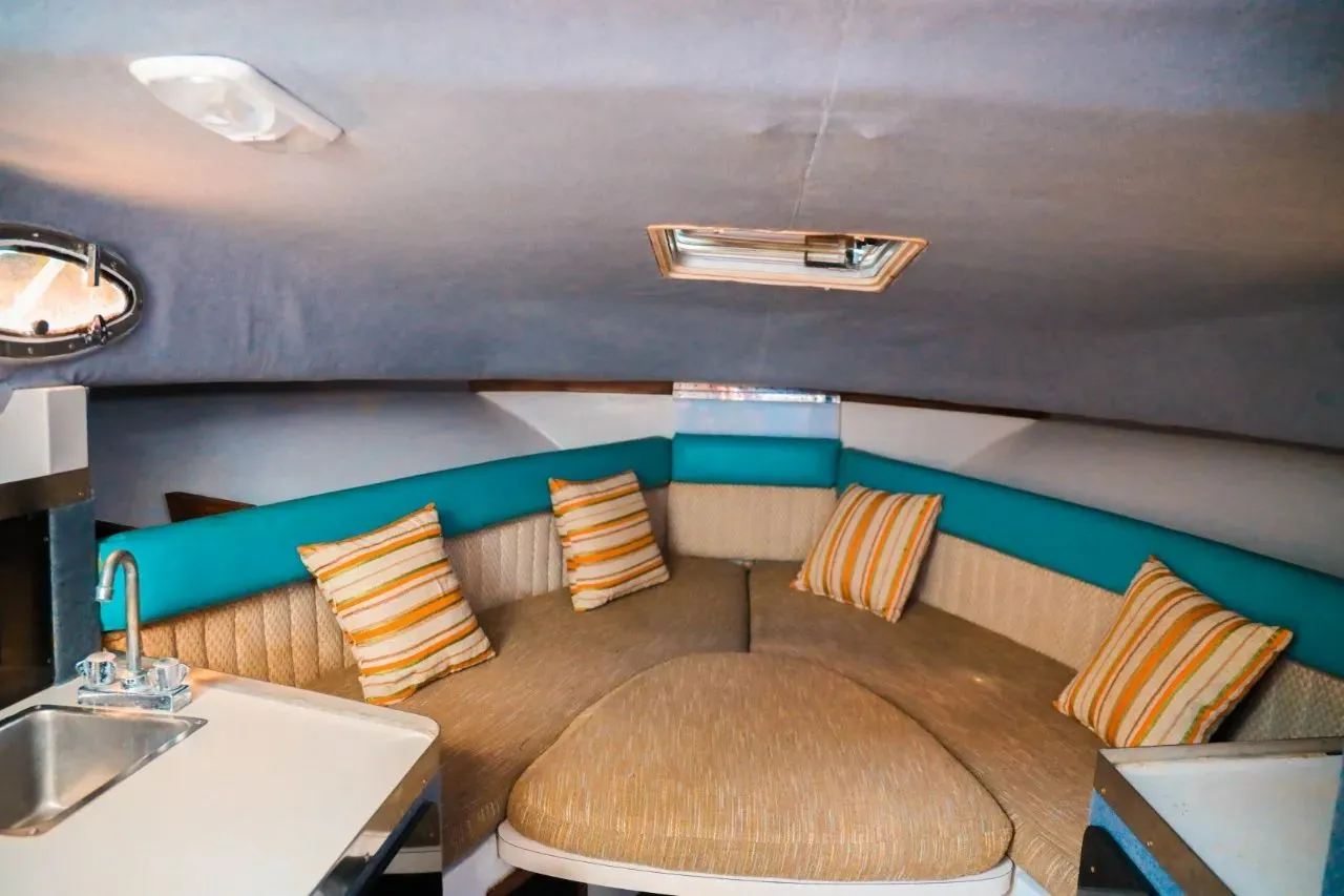 Scorpio 36 day cabin seating and table